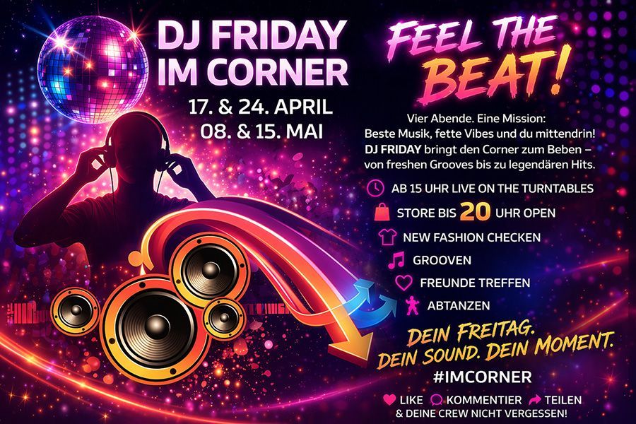 Dein Freitag. Dein Sound. Dein Moment